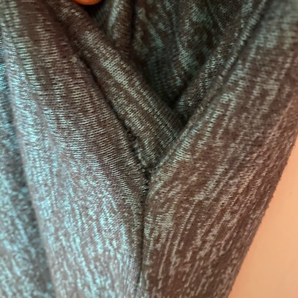 Unlabeled Sheer Sheath Dress - Size Small - Green & Black Melange - Picture 2 of 5